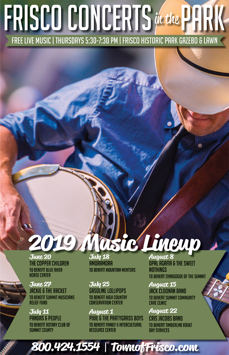 2018 Frisco Concerts in the Park Poster